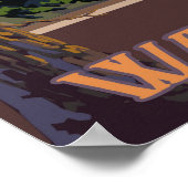 Snoqualmie Falls (Jour) Washington Travel Poster (Coin)