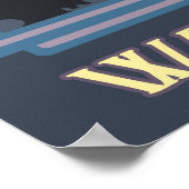 Snoqualmie Falls (Nuit) Washington Travel Poster (Coin)