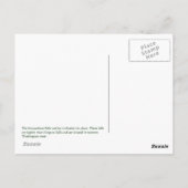 Snoqualmie Herfst Briefkaart (Achterkant)