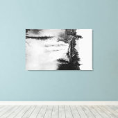Snoqualmie Herfsten en Lodge, Washington Photograp Canvas Afdruk (Insitu (Houten vloer))