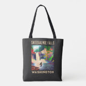 Snoqualmie Herfsten Shirt, Sasquatch Draagtas (Achterkant)