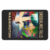 Snoqualmie Herfsten Shirt, Sasquatch Magneet (Horizontaal)