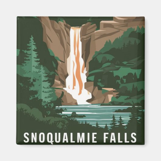 Snoqualmie Herfsten, WA Magneet (Voorkant)
