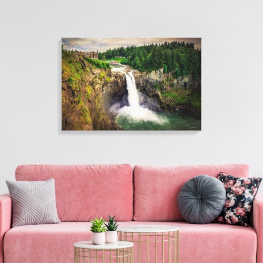 Snoqualmie Herfsten Washington Canvas Afdruk (Insitu (Woonkamer))