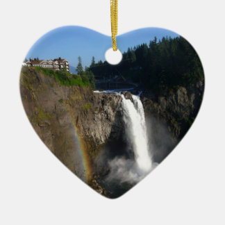 Snoqualmie Herfsten Washington Keramisch Ornament