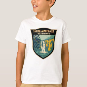 Snoqualmie Herfsten Washington Waterfall  T-shirt