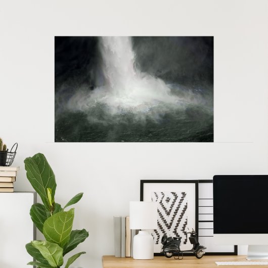 Snoqualmie Herfsten Waterval Afdrukken Poster (Thuiskantoor)