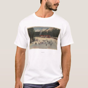 Snoqualmie Ski Area, WA - Uitzicht Ski T-shirt