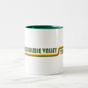Snoqualmie Valley Trail Washington State Tweekleurige Koffiemok