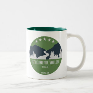Snoqualmie Valley Trail Washington State Tweekleurige Koffiemok