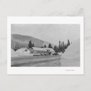 Snoqualmie, WA - Topconferentie in skigebied Fotog Briefkaart