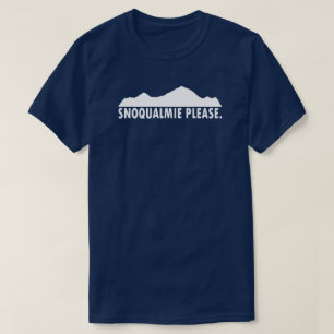 Snoqualmie Washington Alstublieft T-shirt