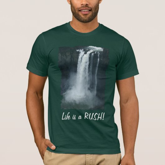 Snoqualmie Water-Fall Nature T-Shirt Edun de l'amo (Devant)