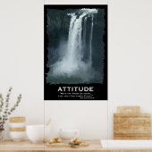 Snoqualmie Waterfall ATTITUDE Motivatie Poster (Keuken)