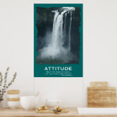 Snoqualmie Waterfall ATTITUDE Motivatie Poster (Keuken)
