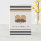 Snor - Happy Vaderdag Kaart (Gele Bloem)