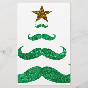 snor kerstboom briefpapier