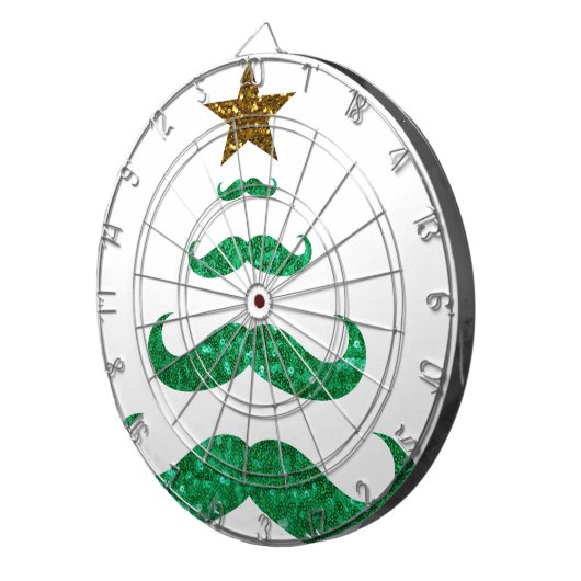 snor kerstboom dartbord (Voorkant Rechts)