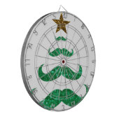 snor kerstboom dartbord (Voorkant Links)