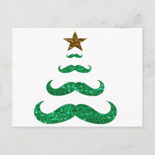 snor kerstboom feestdagenkaart
