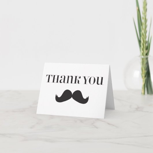 Snor - Stache dankt u nota neemt van Kaarten (Voorkant)