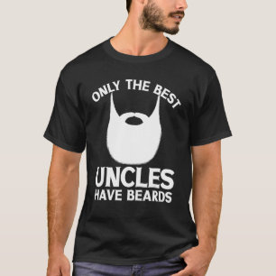 snor stache gezichtshaar alleen de beste ooms h t-shirt