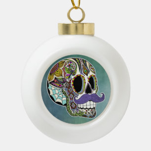 Snor Sugar Skull Ornament #2