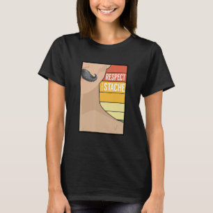 Snorbaard Baard Sik Retro Baardige Humor Spreuk T-shirt