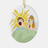 Snoring Husband Keramisch Ornament (Rechts)