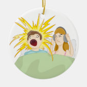 Snoring Husband Keramisch Ornament (Voorkant)
