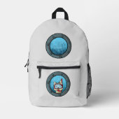 Snorkel Cairn Porthole KiniArt Sac à dos imprimé (Recto)