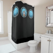 Snorkel Cairn Porthole rideau de douche (En situation)