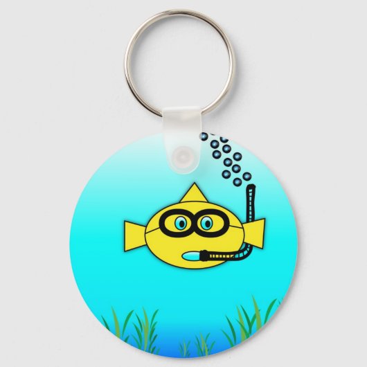 Snorkel Fish Sleutelhanger (Voorkant)