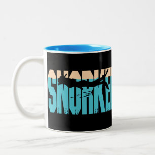 Snorkel Tweekleurige Koffiemok