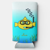 Snorkel Vis Gepersonaliseerd met Naam (Achterkant)