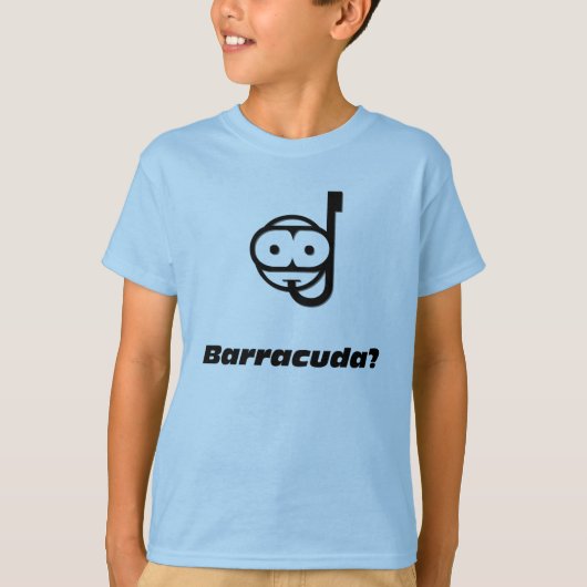 Snorkelbarracuda T-shirt (Voorkant)
