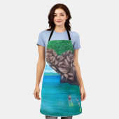 Snorkelen in het Paradise Schort (Gedragen)