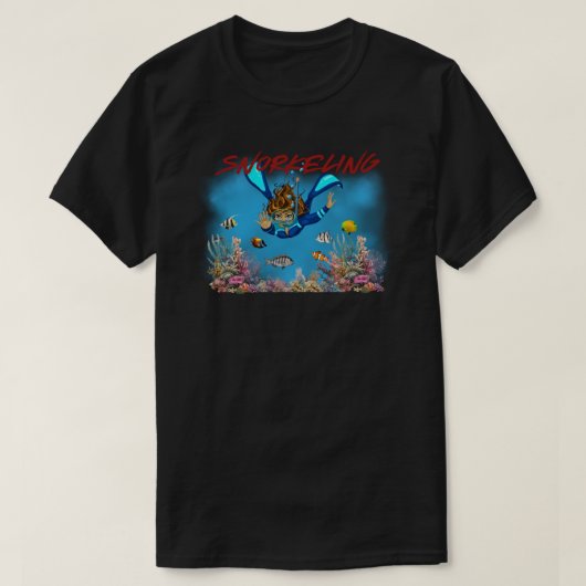 Snorkelen T-shirt (Design voorkant)