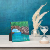 Snorkeling au Paradise Tabletop Plaque avec Easel (Insitu)