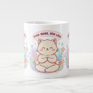 Snorrend Meer Sissen Minder Mooie Kattenmok Kawa Extra Grote Beker