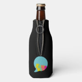 SNORT bubbel logo fles Flesjeskoeler (Fles Achterkant)