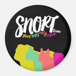 SNORT kleur logo magneet