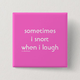 snort lach-knop vierkante button 5,1 cm