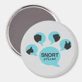 SNORT paw logo magneet (Voorkant / Achterkant)