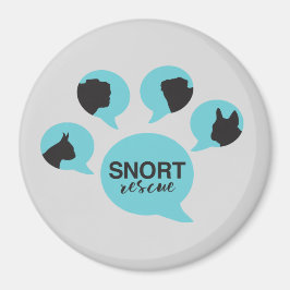 SNORT paw logo magneet