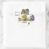 Snot Goblin wordt snel beter! Ronde Sticker (Tas)