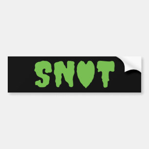 SNOT LOVE BUMPERSTICKER