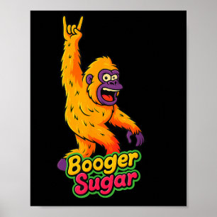 Snot Suiker Neus Bieren Sasquatch Yeti Neus Nacho' Poster