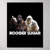 Snot Suiker Sasquatch Yeti Neus Bieren Grappig Vol