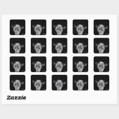 Snotneus, Dier Vierkante Sticker (Vel)